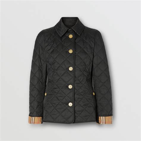 burberry ladies quilted jackets|Burberry women's diamond quilted jacket.